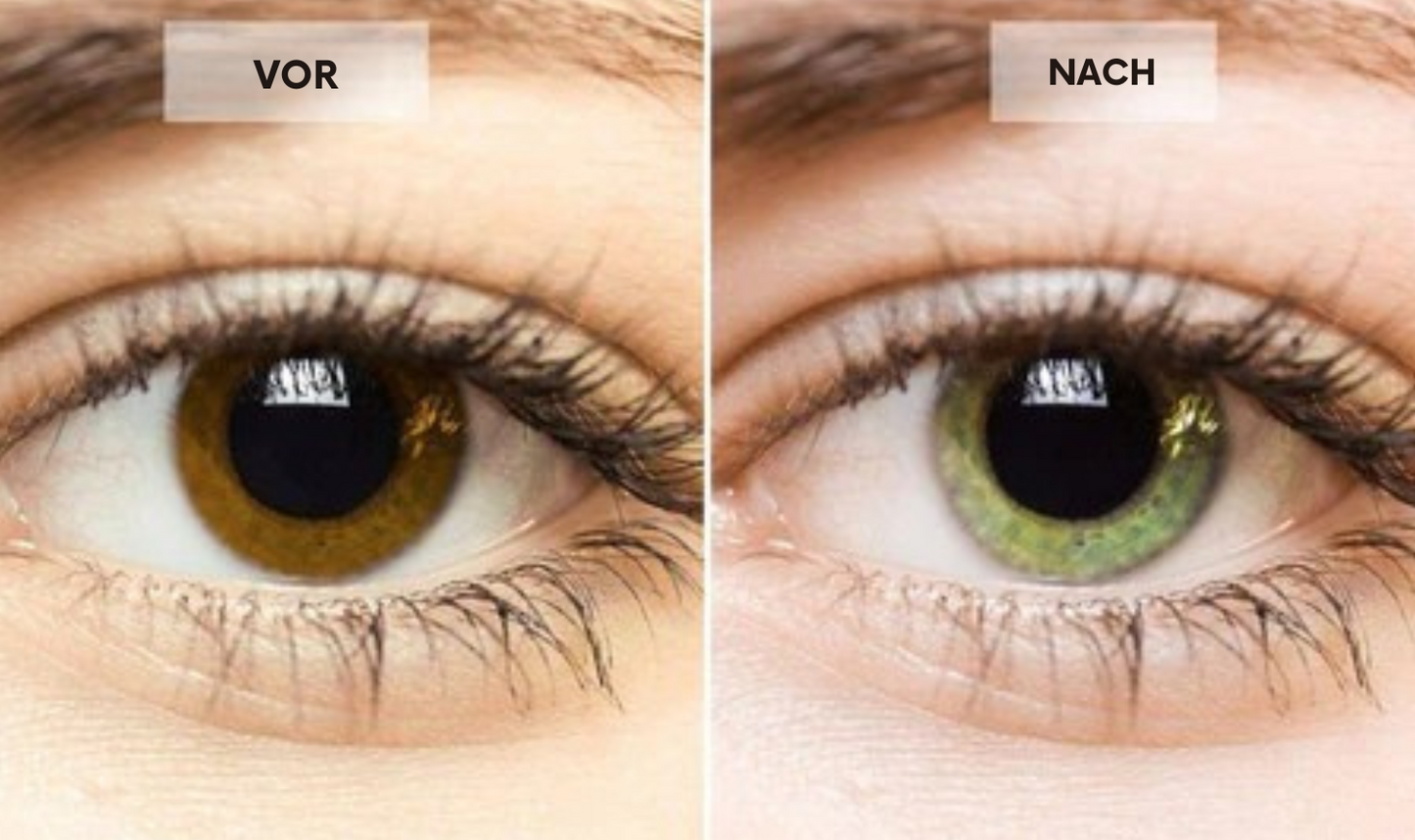 1+1 Kostenlos | IriGlow™ Farbwechselnde Augentropfen für einen einzigartigen Look