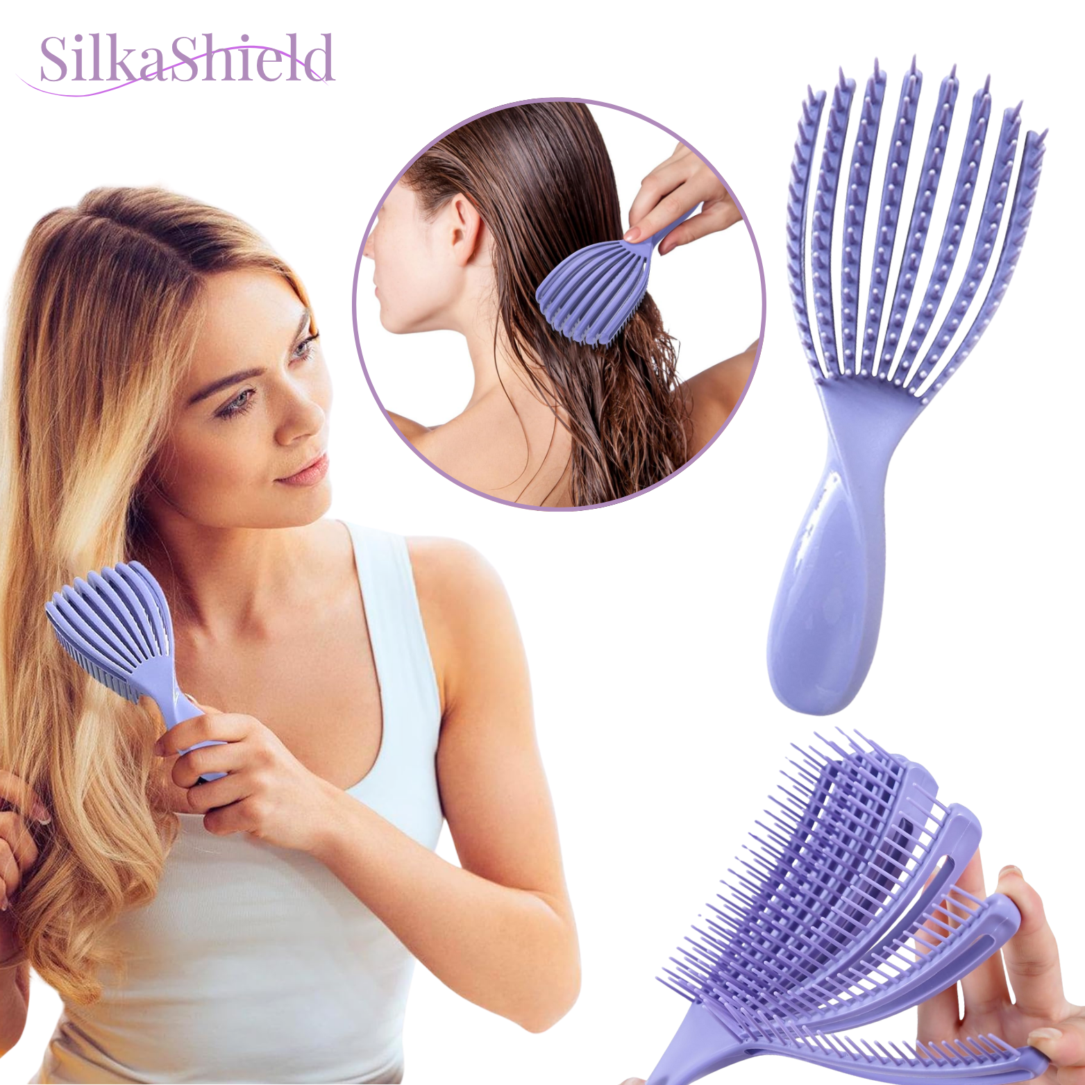 SilkaShield Entwirrende Haarbürste