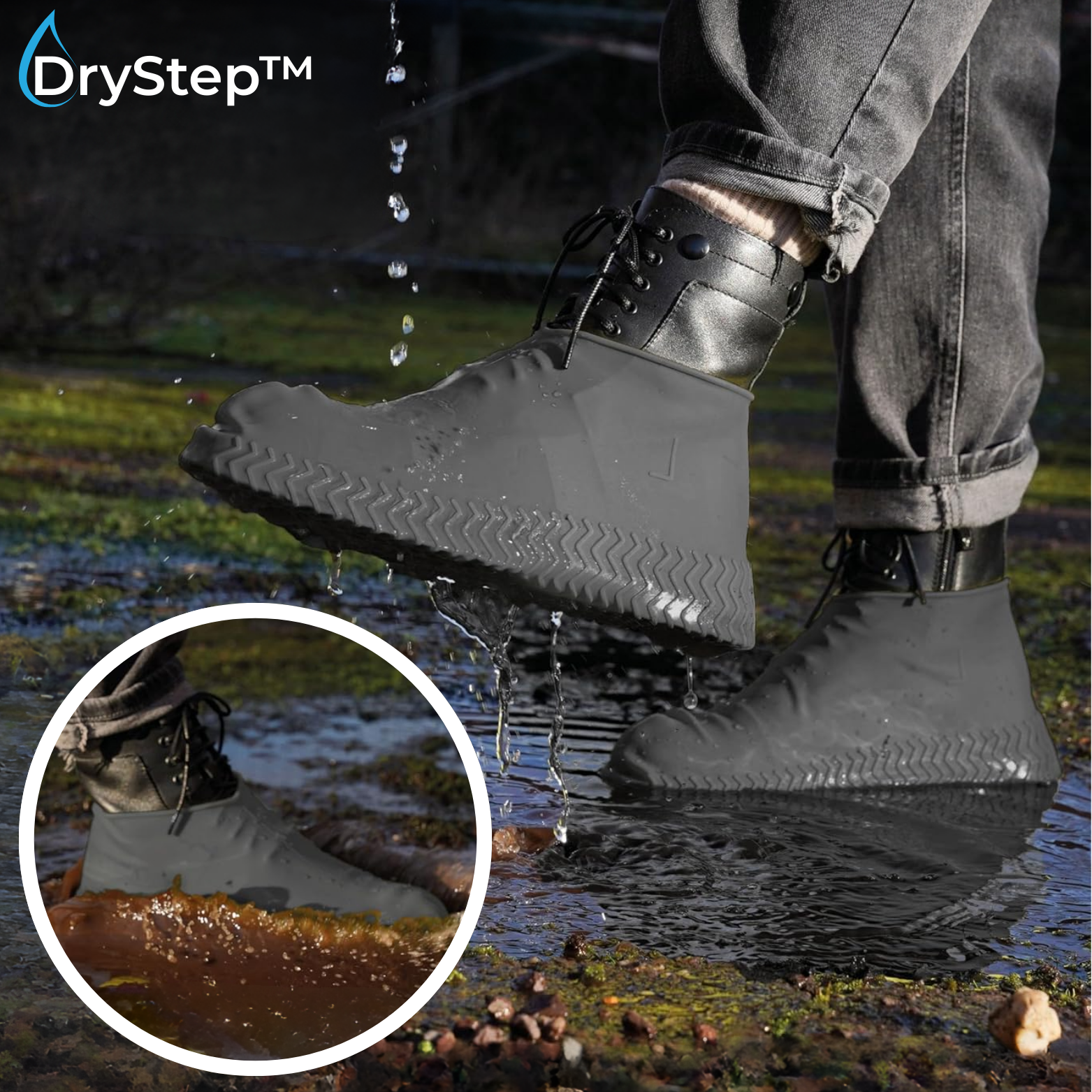 1+1 GRATIS | DryStep™ Silikon Überschuhe Anti-Rutsch