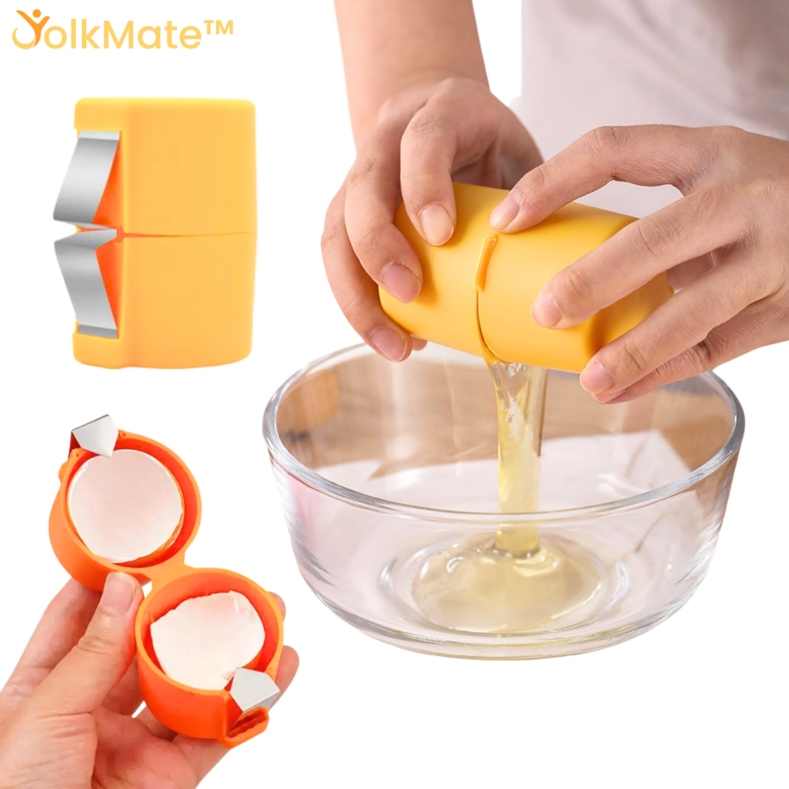 1+1 GRATIS | YolkMate™ Eieröffner – Handlicher Ei-Schäler