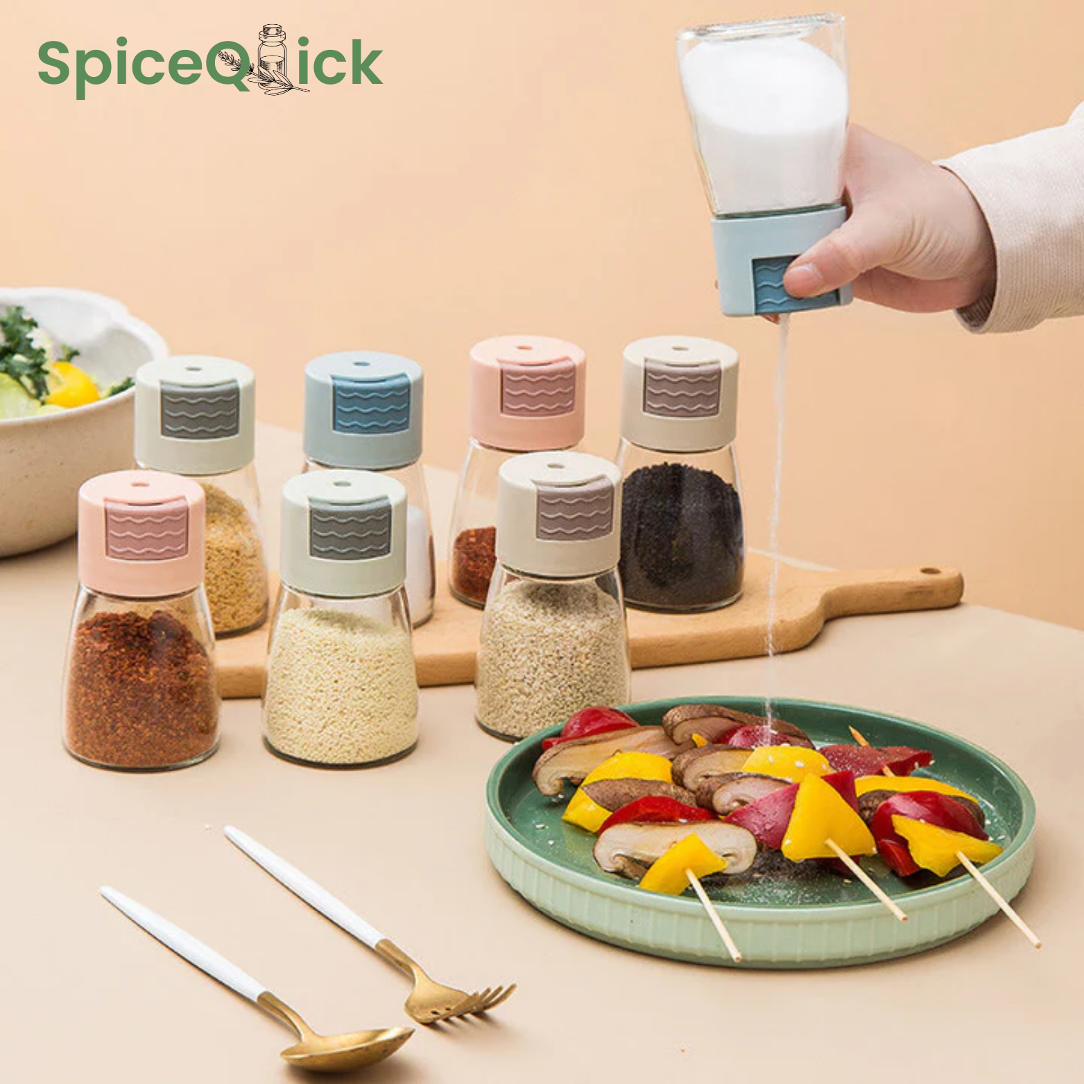 1+1 GRATIS | SpiceQlick Gewürzspender