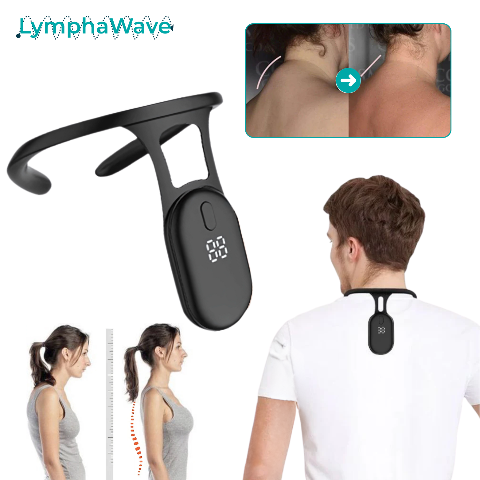 LymphaWave™ – Ultrasonic Lymphatic Drainage Massager