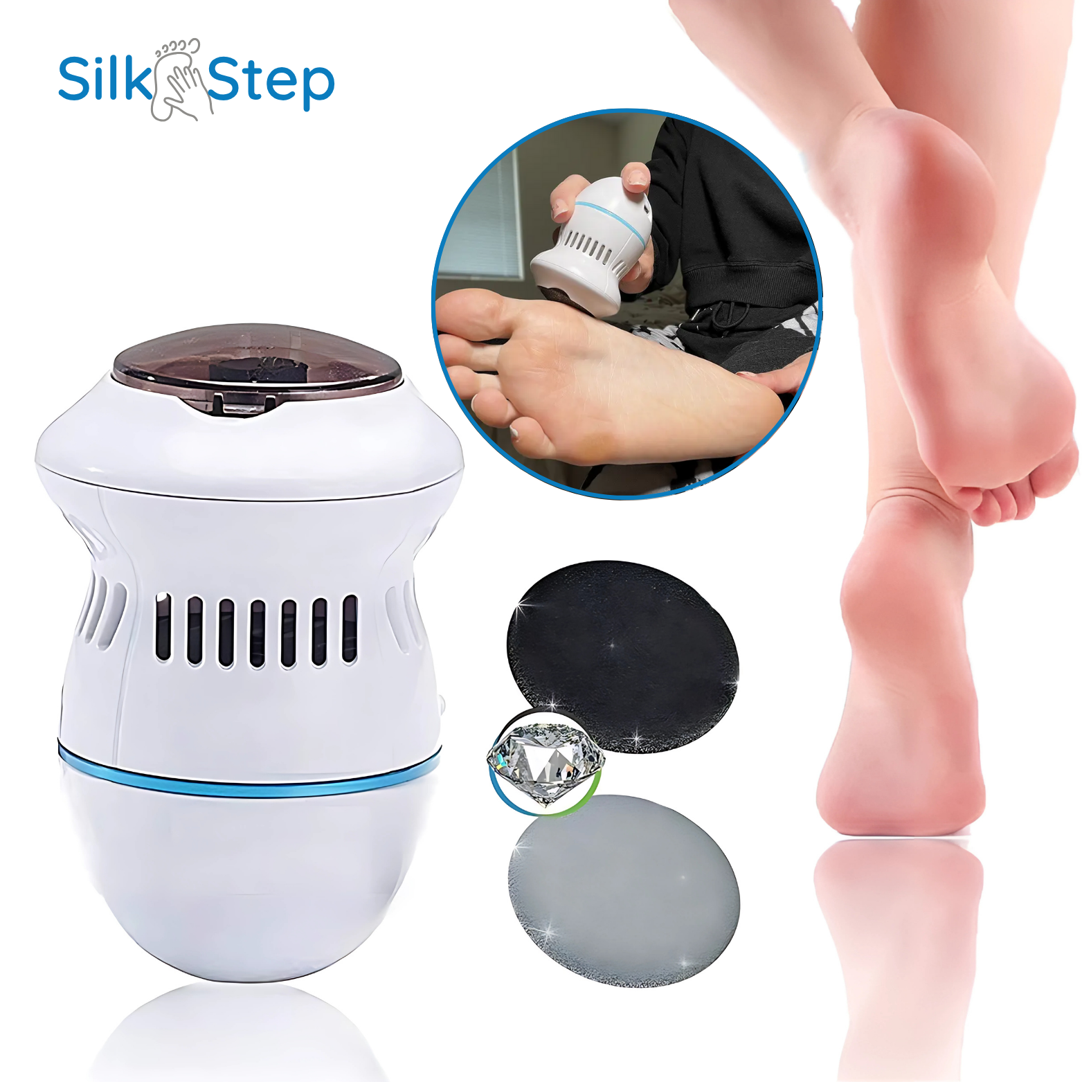 SilkStep Elektrische Hornhautentferner