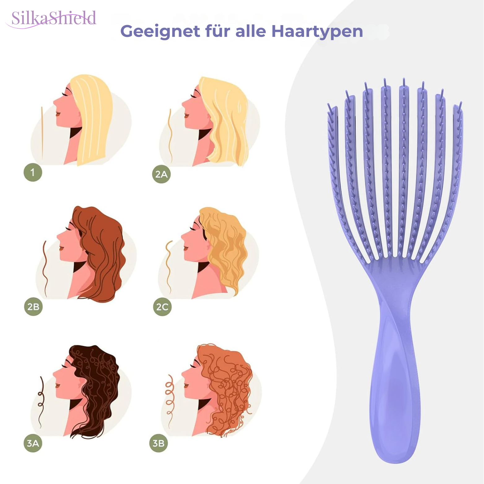SilkaShield Entwirrende Haarbürste