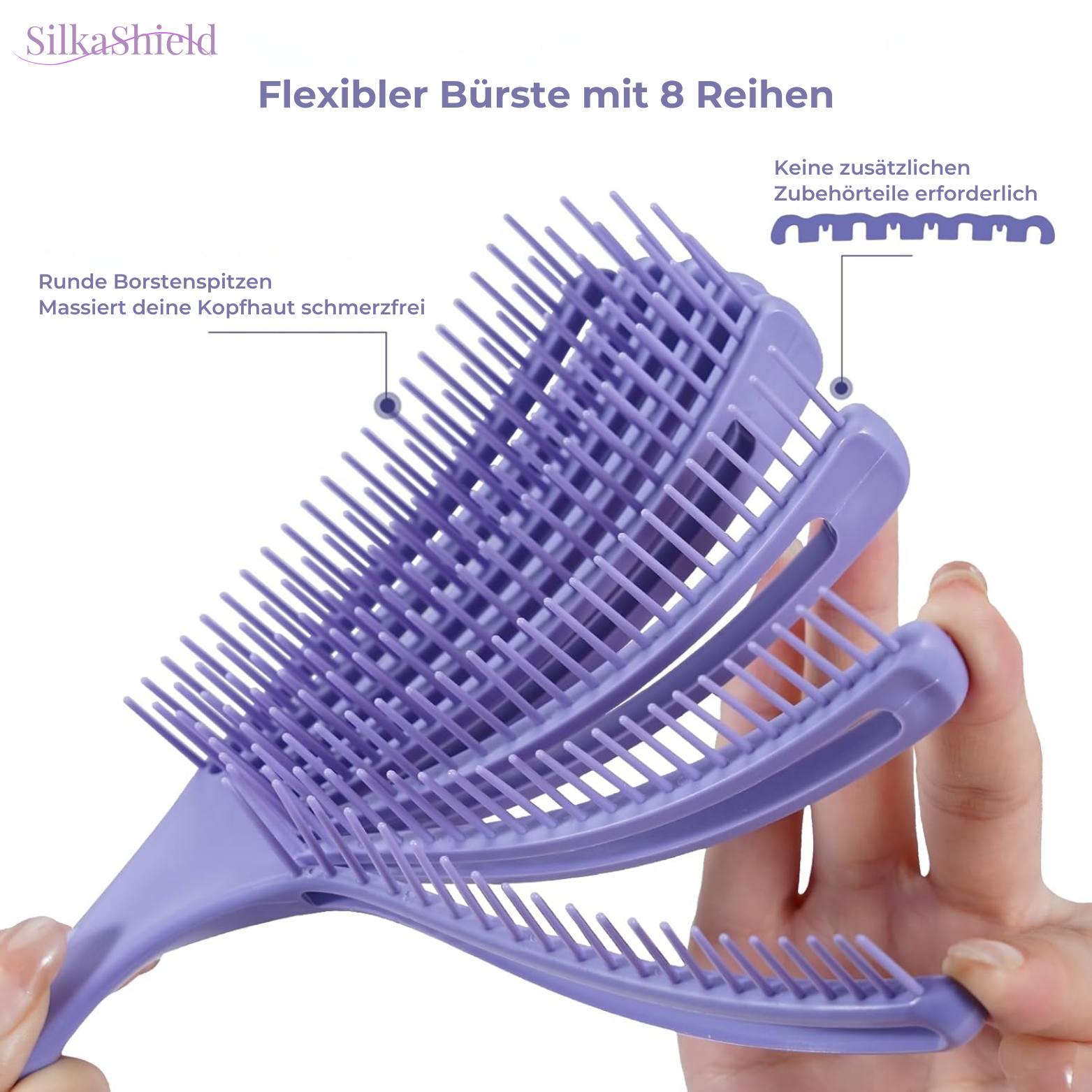 SilkaShield Entwirrende Haarbürste