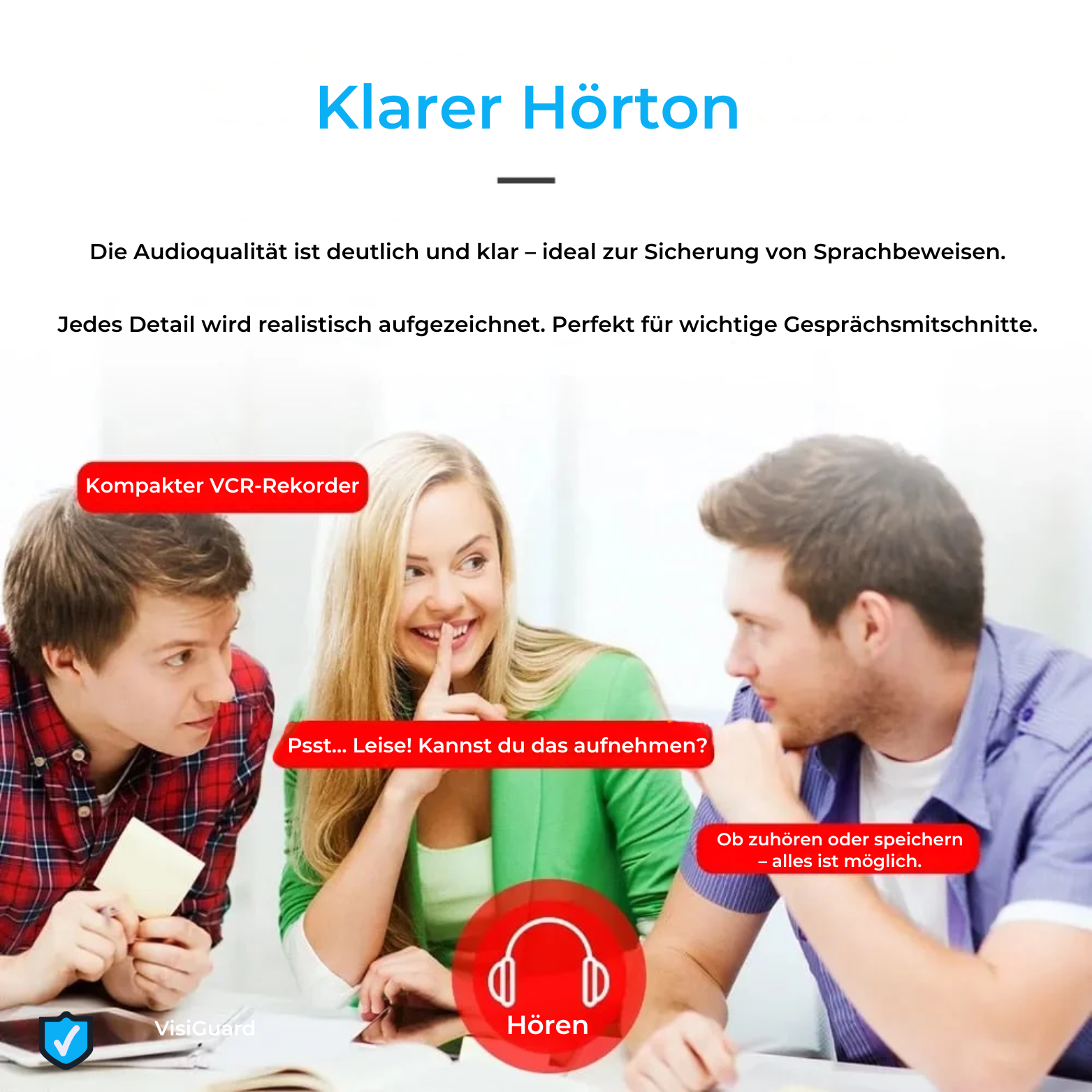 VisiGuard 1080p WLAN Überwachungskamera