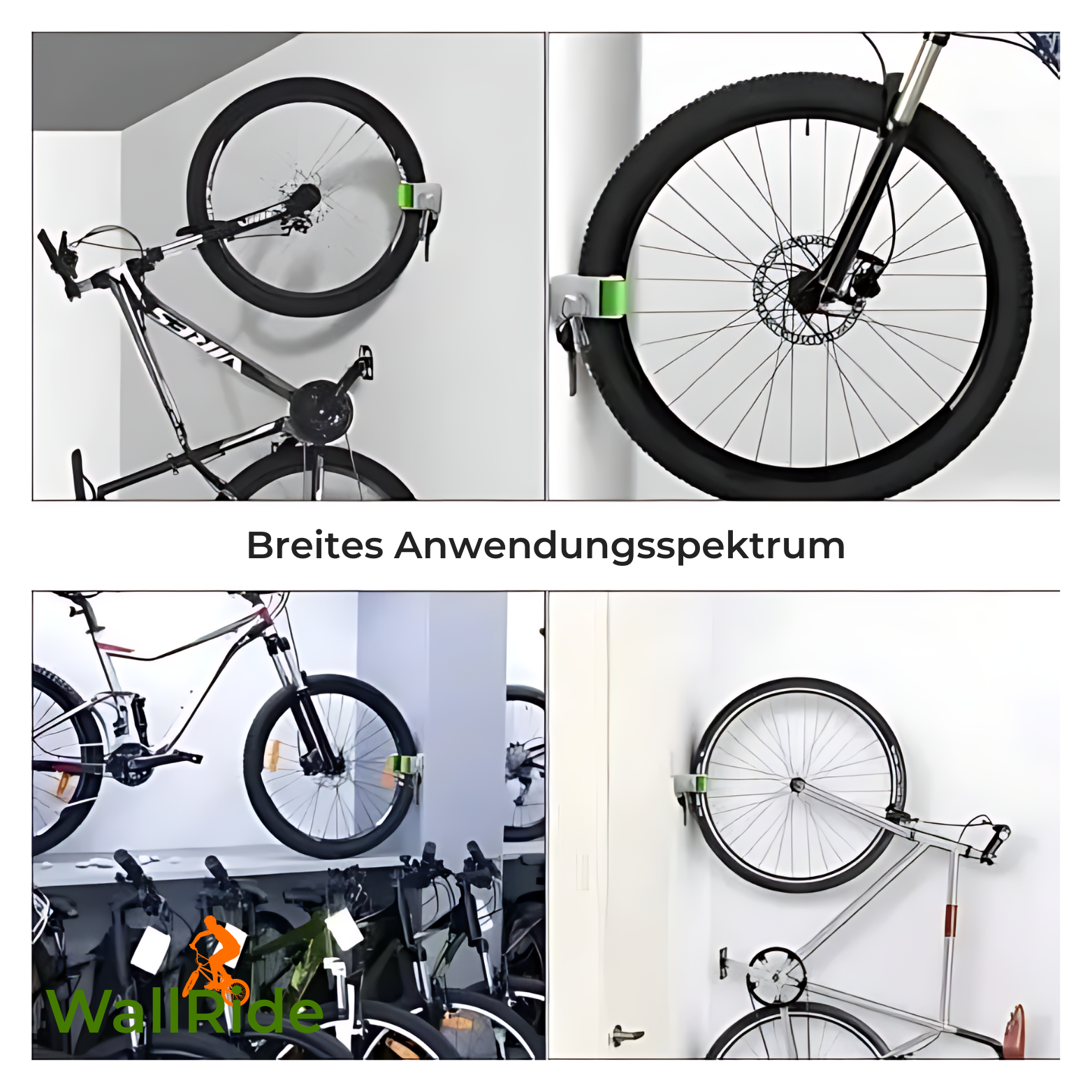 WallRide Fahrrad-Wandhalterung für Rennrad & MTB