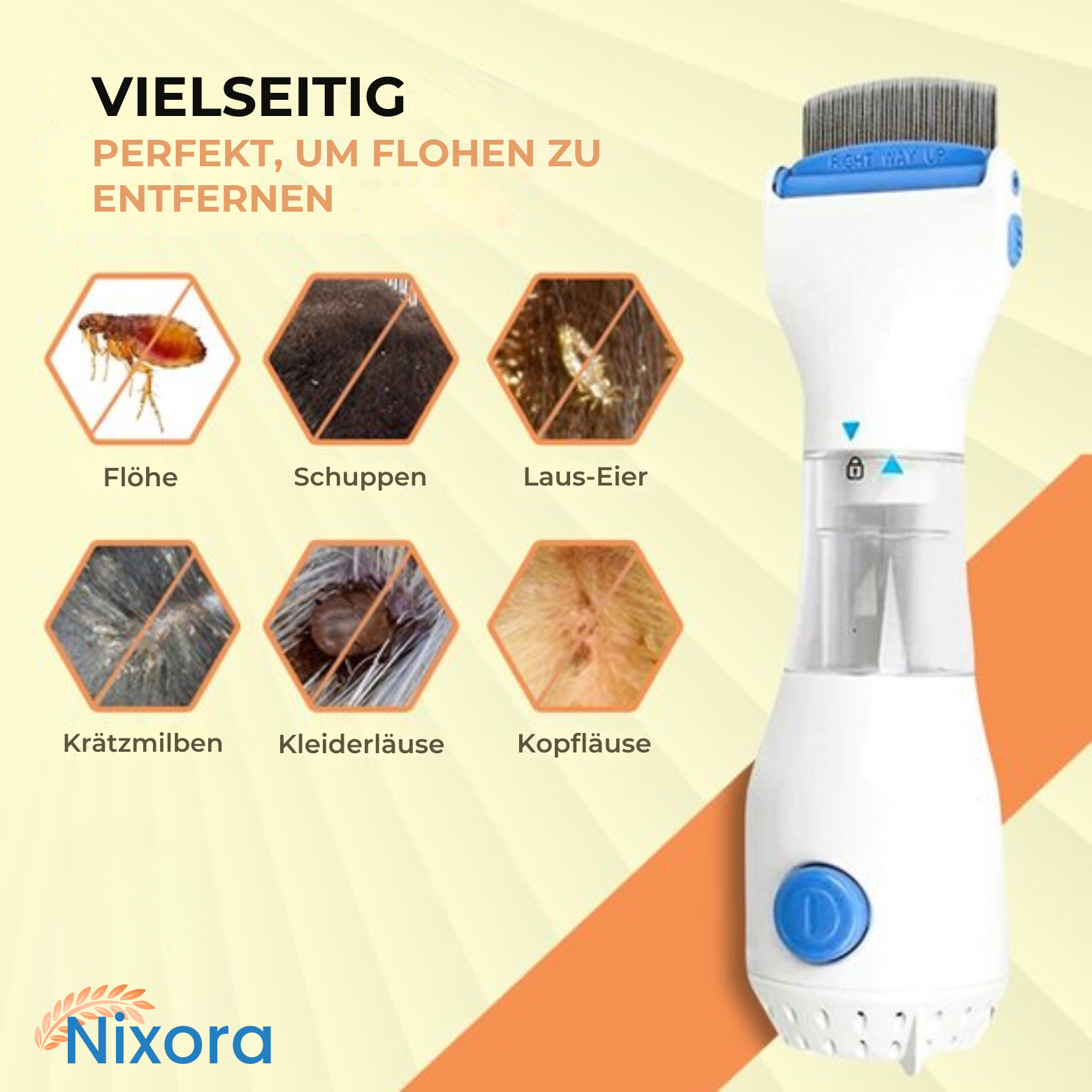 Nixora Elektrischer Läusekamm