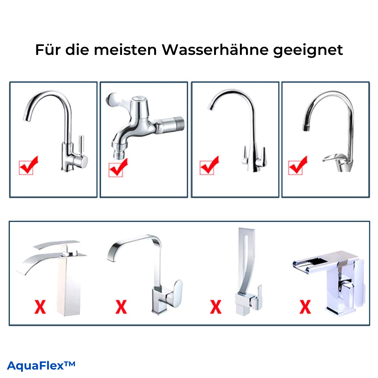 1+1 GRATIS | AquaFlex™ - 6 Schichten Wasserhahnfilter