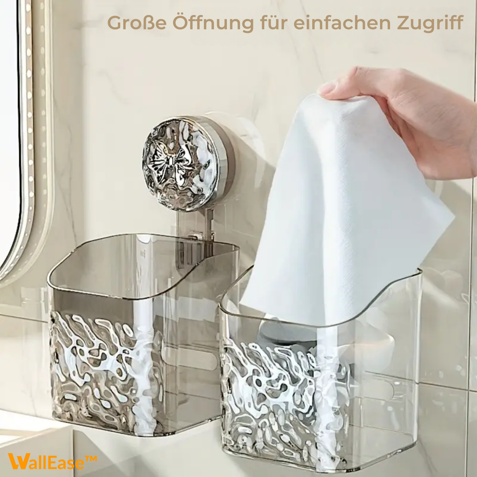WallEase™ Saugnapf Badorganizer
