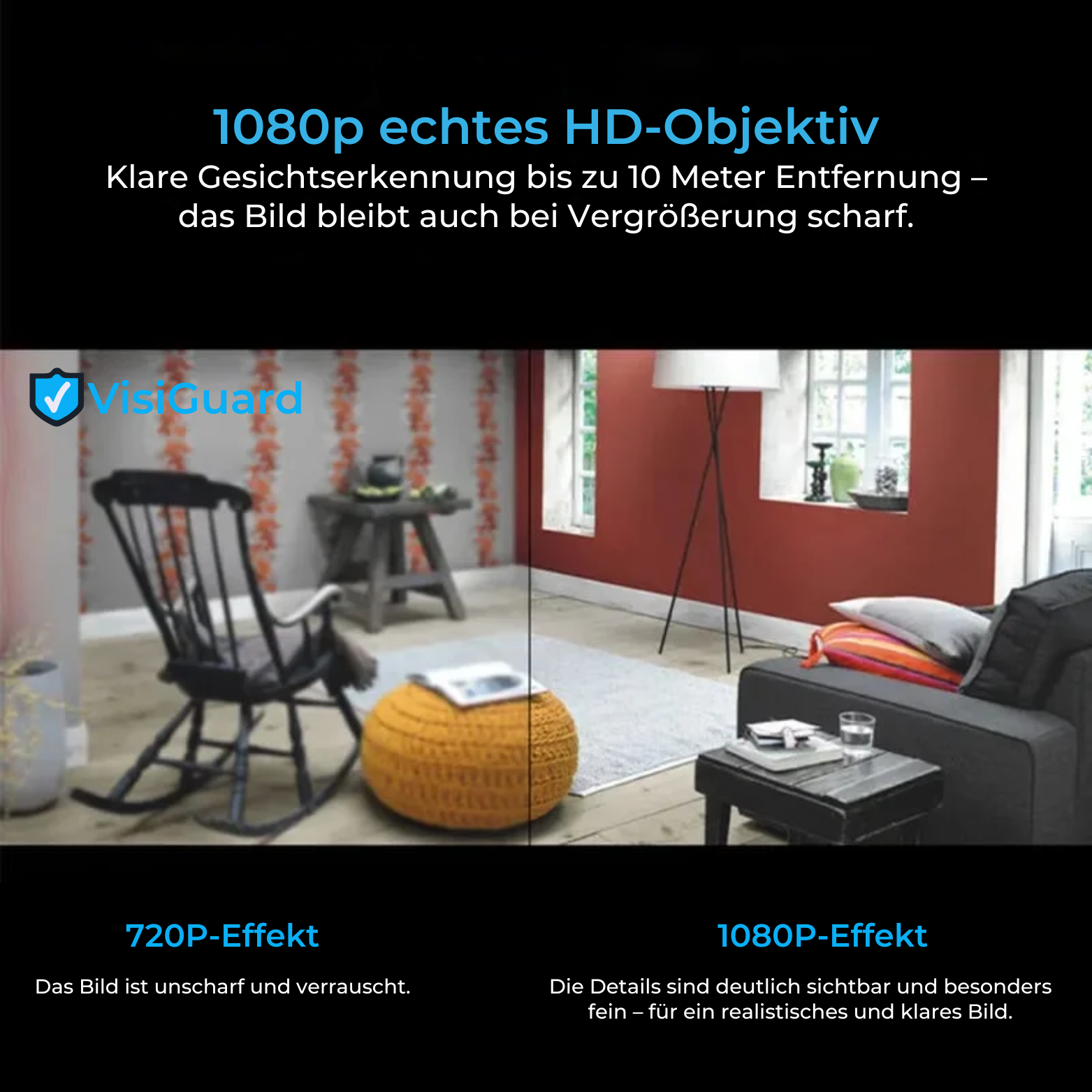 VisiGuard 1080p WLAN Überwachungskamera