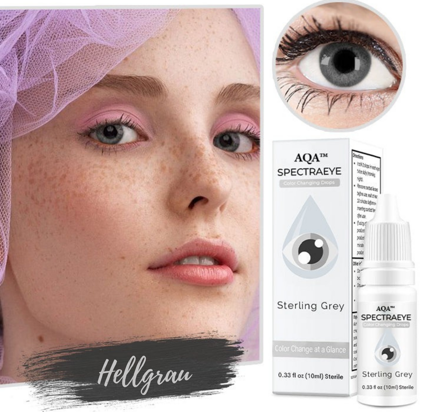 1+1 Kostenlos | IriGlow™ Farbwechselnde Augentropfen für einen einzigartigen Look