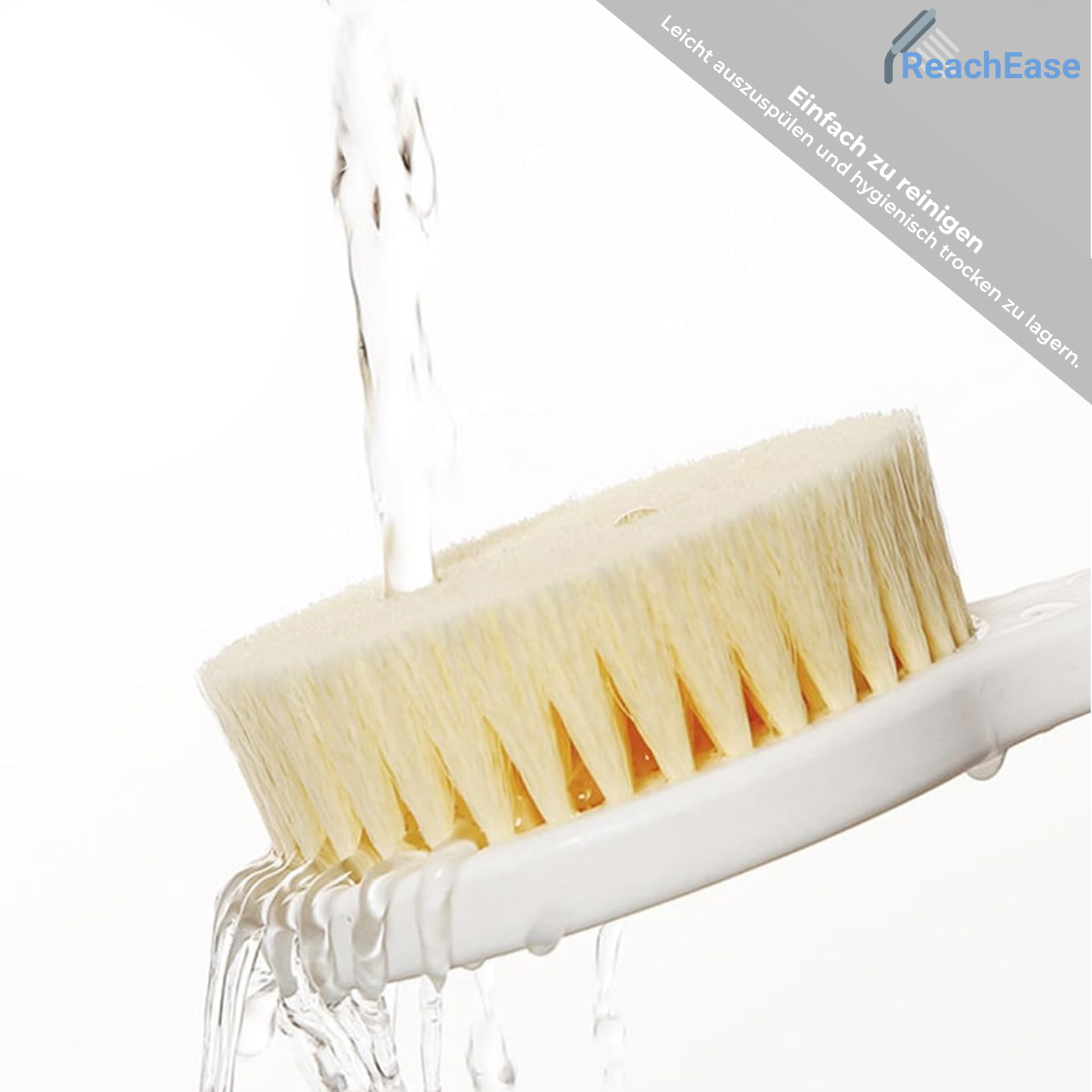 ReachEase Duschbürste mit langem Griff – Sanfte Rückenreinigung & Hautpeeling