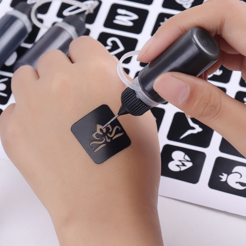 1+1 Satz GRATIS | StampTatto™ Temporäre Tattoo Flüssigkeit und Vorlagen