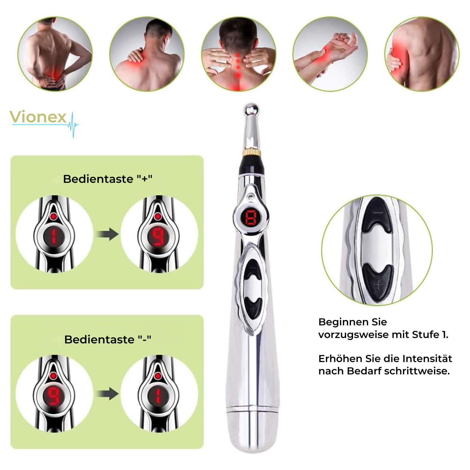 Vionex Akupunktur-Stift zur Schmerzlinderung