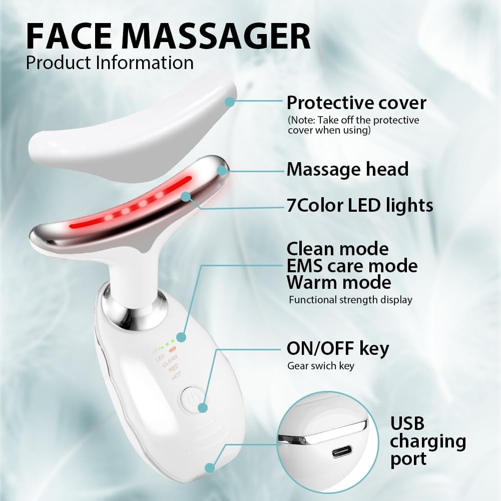 LumiGlow™ – LED EMS Facial Massager