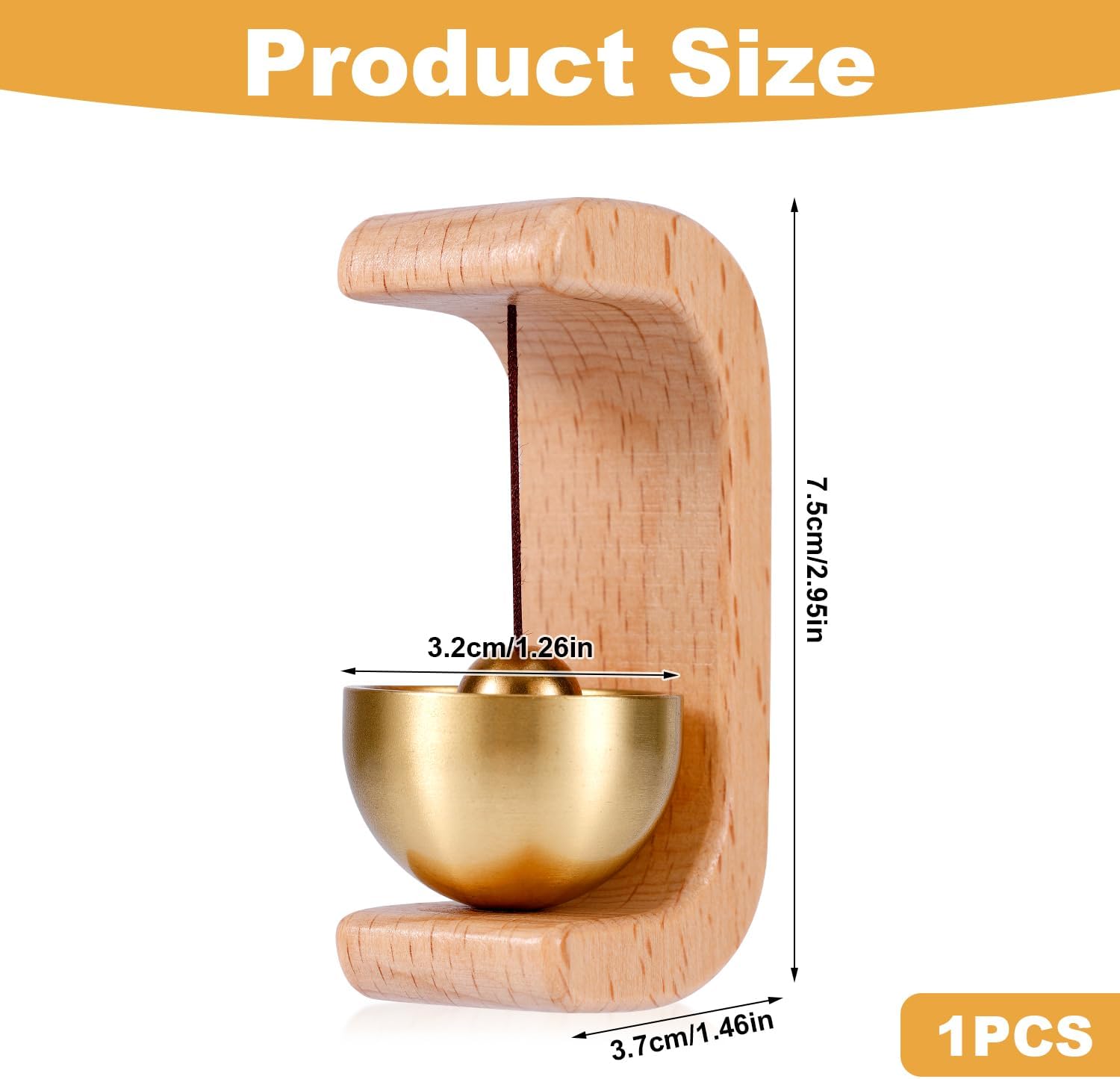 WoodaBell™ – Magnetic Wooden Door Chime