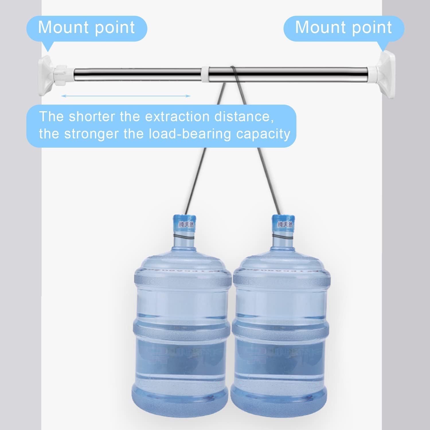 FlexiRod™ - Telescopic No-Drill Curtain Rod