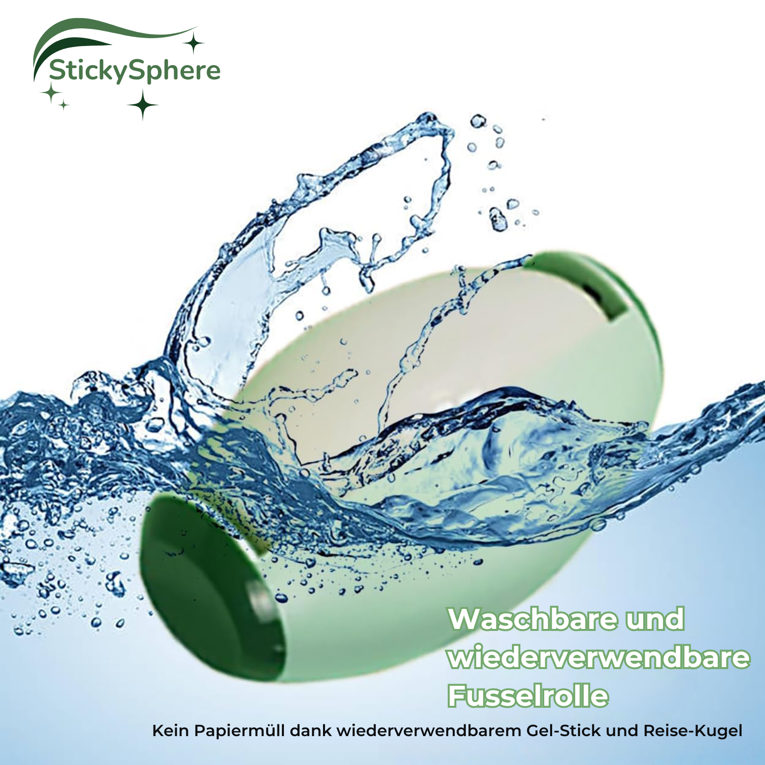 StickySphere Wiederverwendbarer Fusselroller