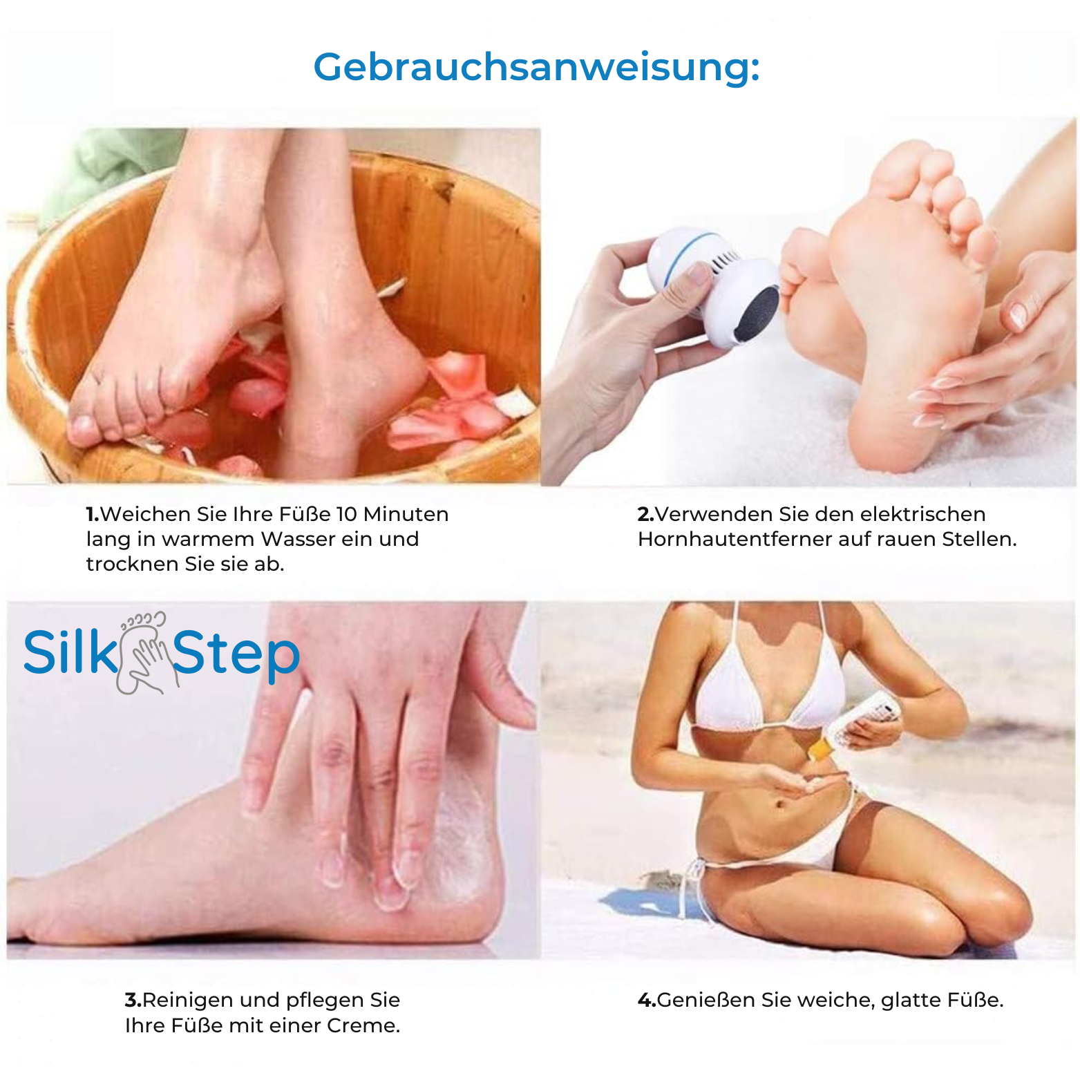 SilkStep Elektrische Hornhautentferner