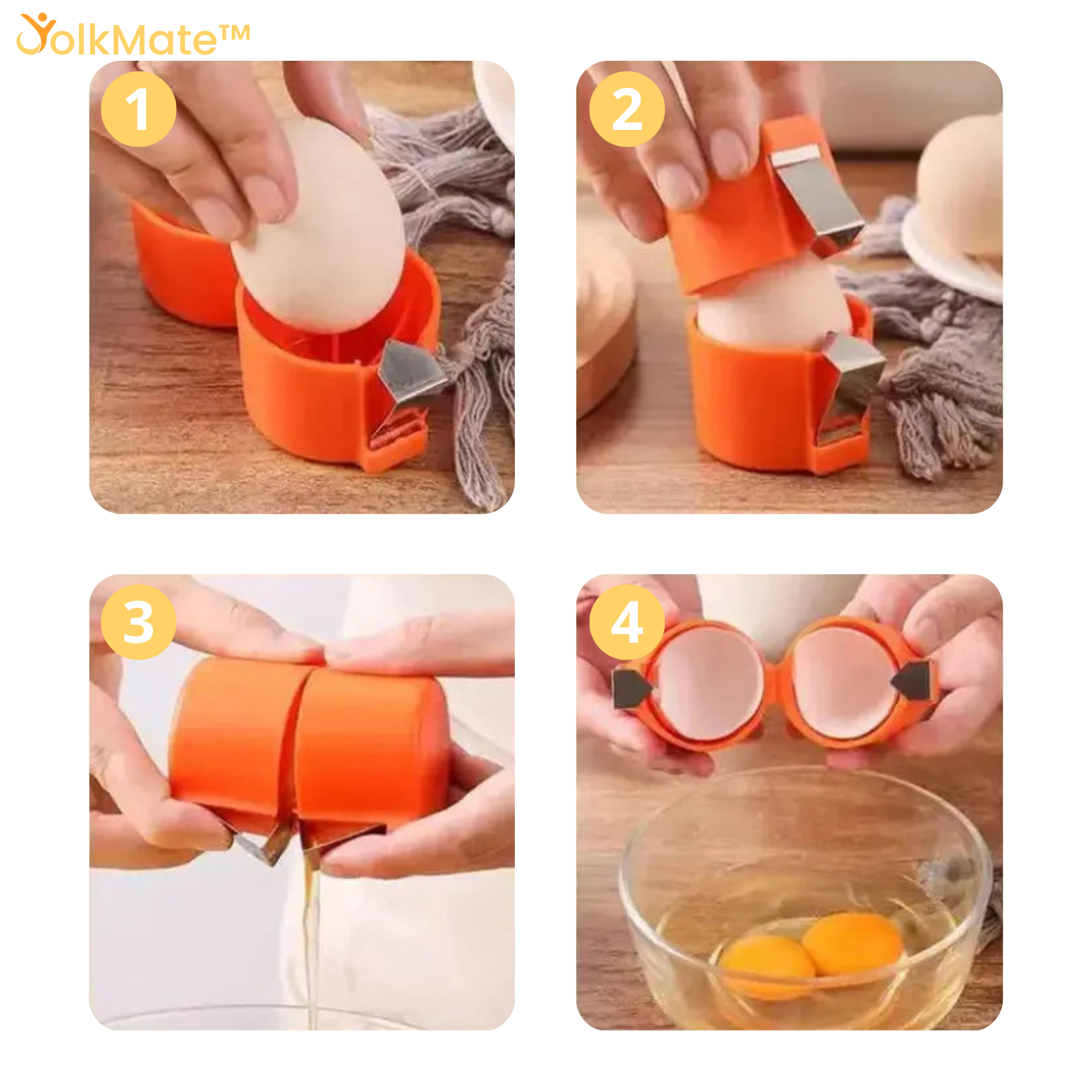 1+1 GRATIS | YolkMate™ Eieröffner – Handlicher Ei-Schäler