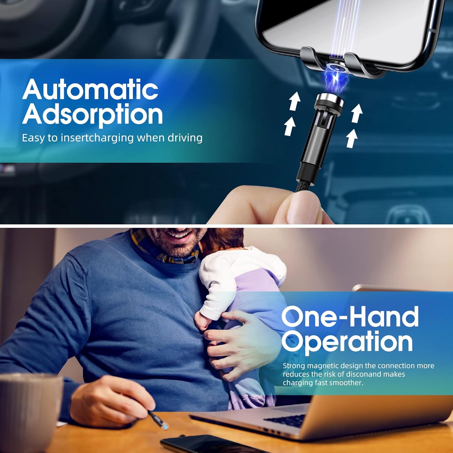 MagniLink™ – 3-in-1 Magnetic Charging Cable