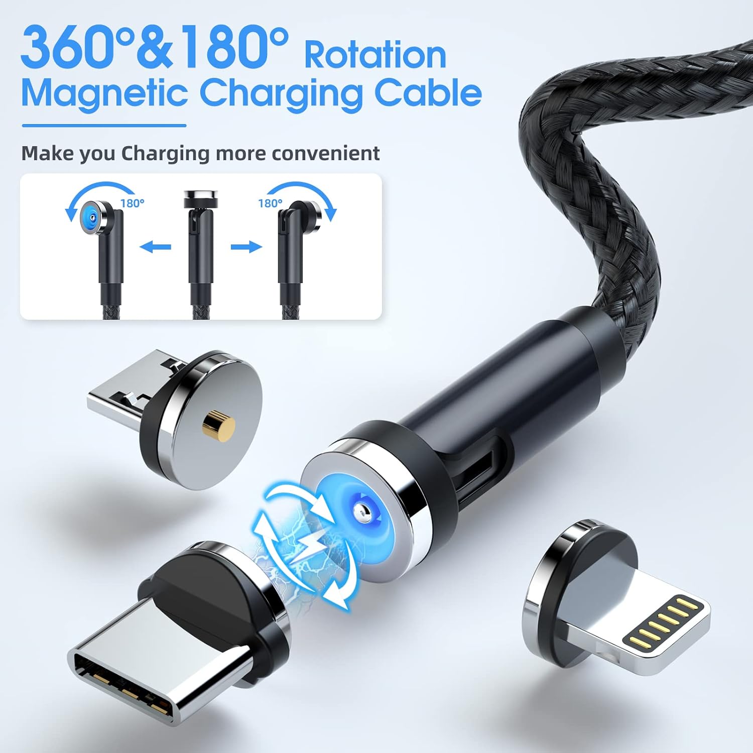 MagniLink™ – 3-in-1 Magnetic Charging Cable