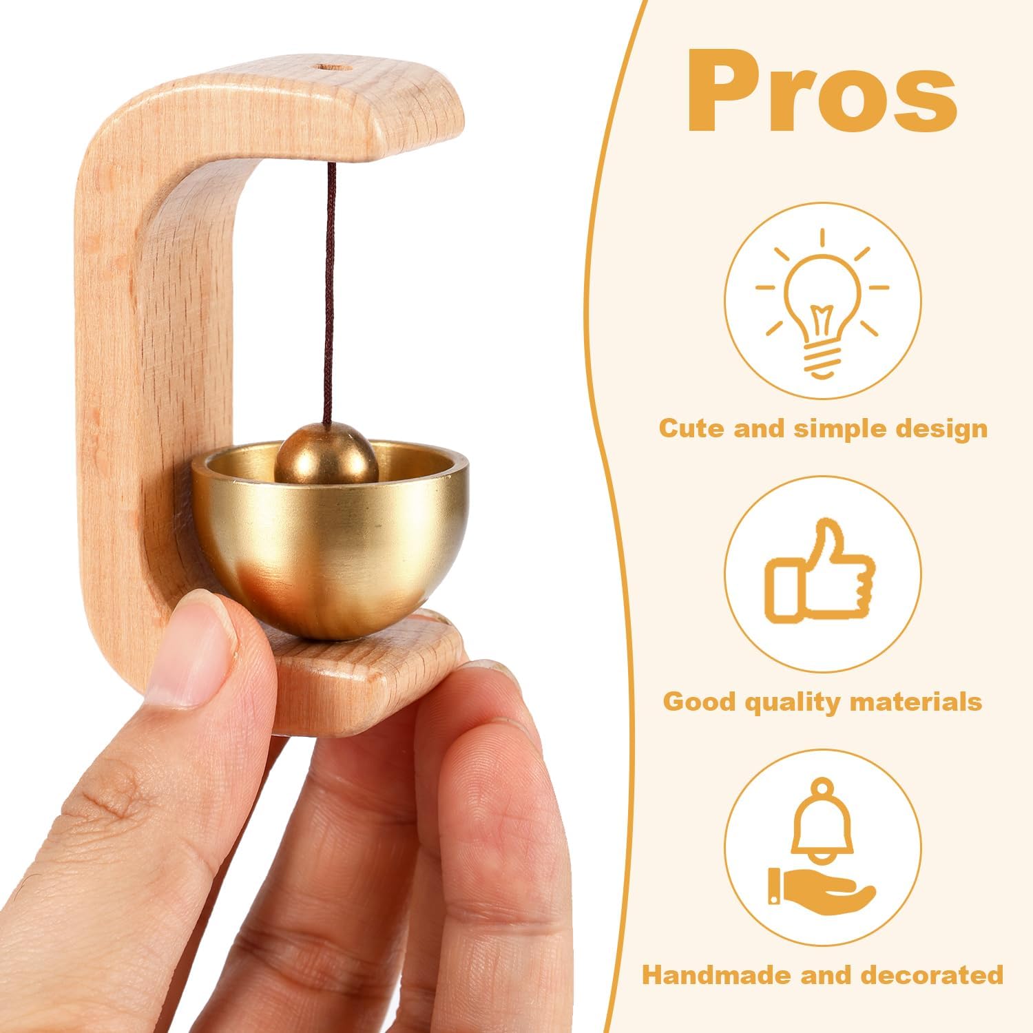 WoodaBell™ – Magnetic Wooden Door Chime