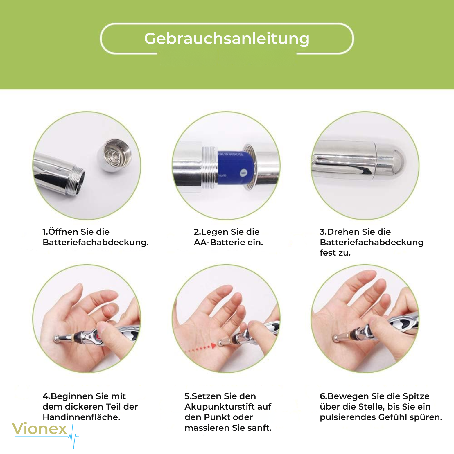 Vionex Akupunktur-Stift zur Schmerzlinderung