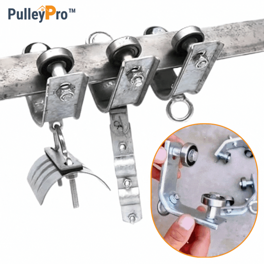 1+1 GRATIS | PulleyPro™ Winkelhaken Umlenkrolle