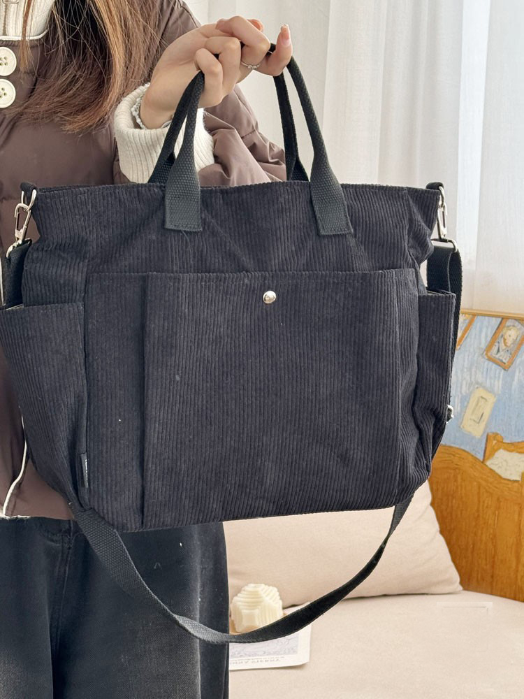 Umhängetasche aus Kord für lässige Alltagslooks