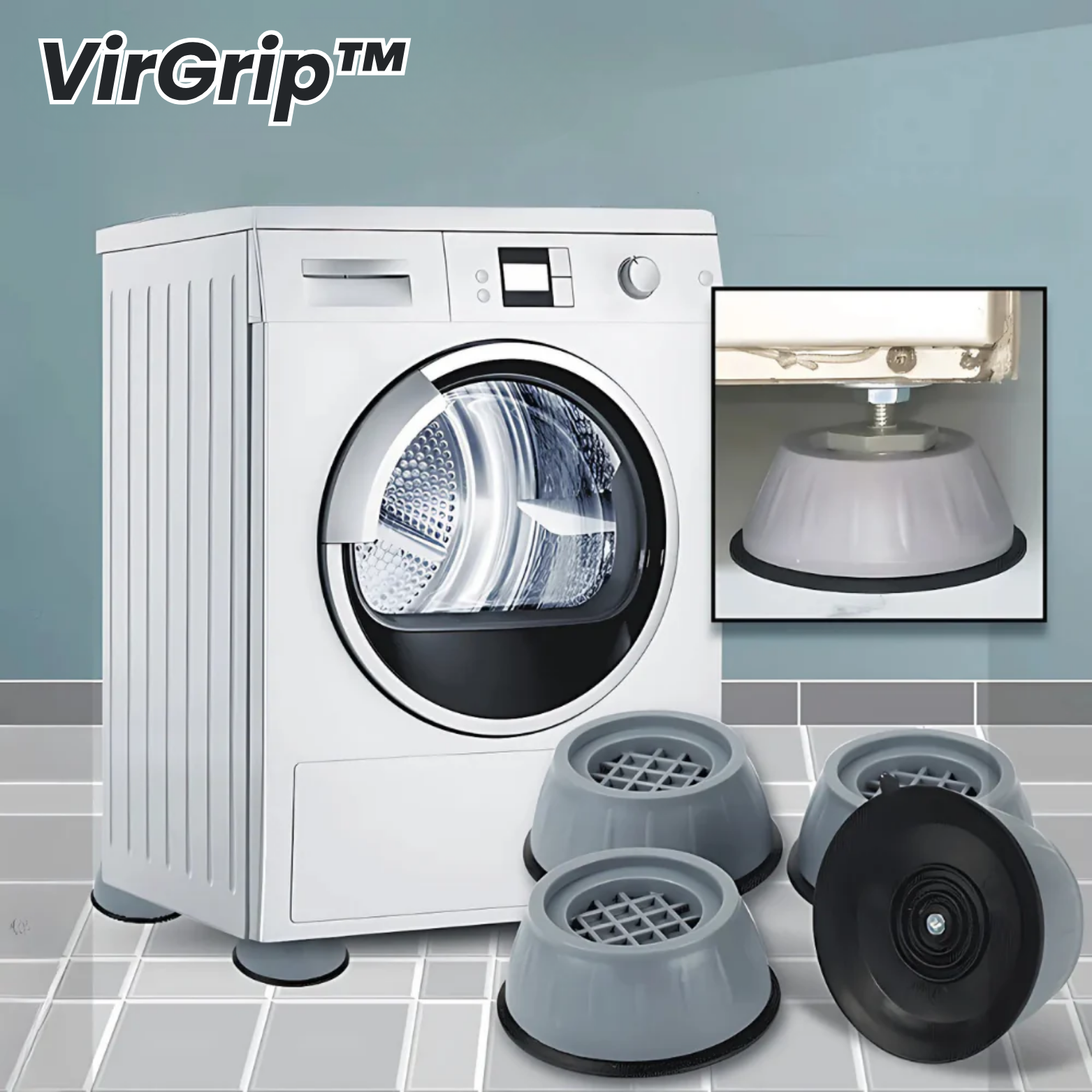2+2 FREE | VibeStop™ – Anti-Vibration Pads for Washing Machines